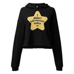 Load image into Gallery viewer, Gold Star Crop Hoodie
