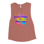 Load image into Gallery viewer, Everything is Awesome Ladies’ Muscle Tank
