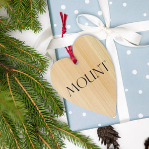 Mount Wooden Ornament