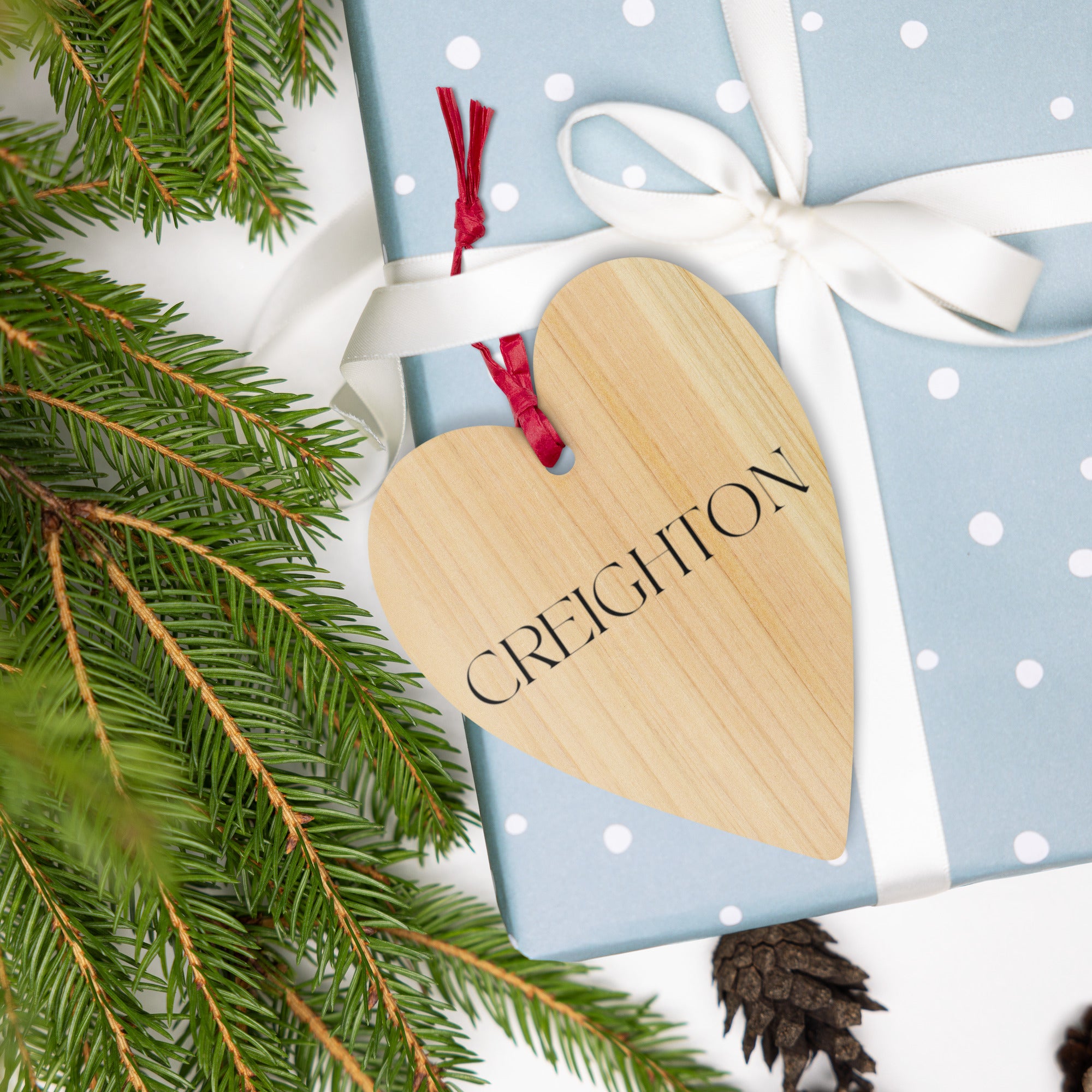 Creighton Wooden Ornament