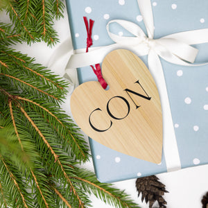 Con Wooden Ornament