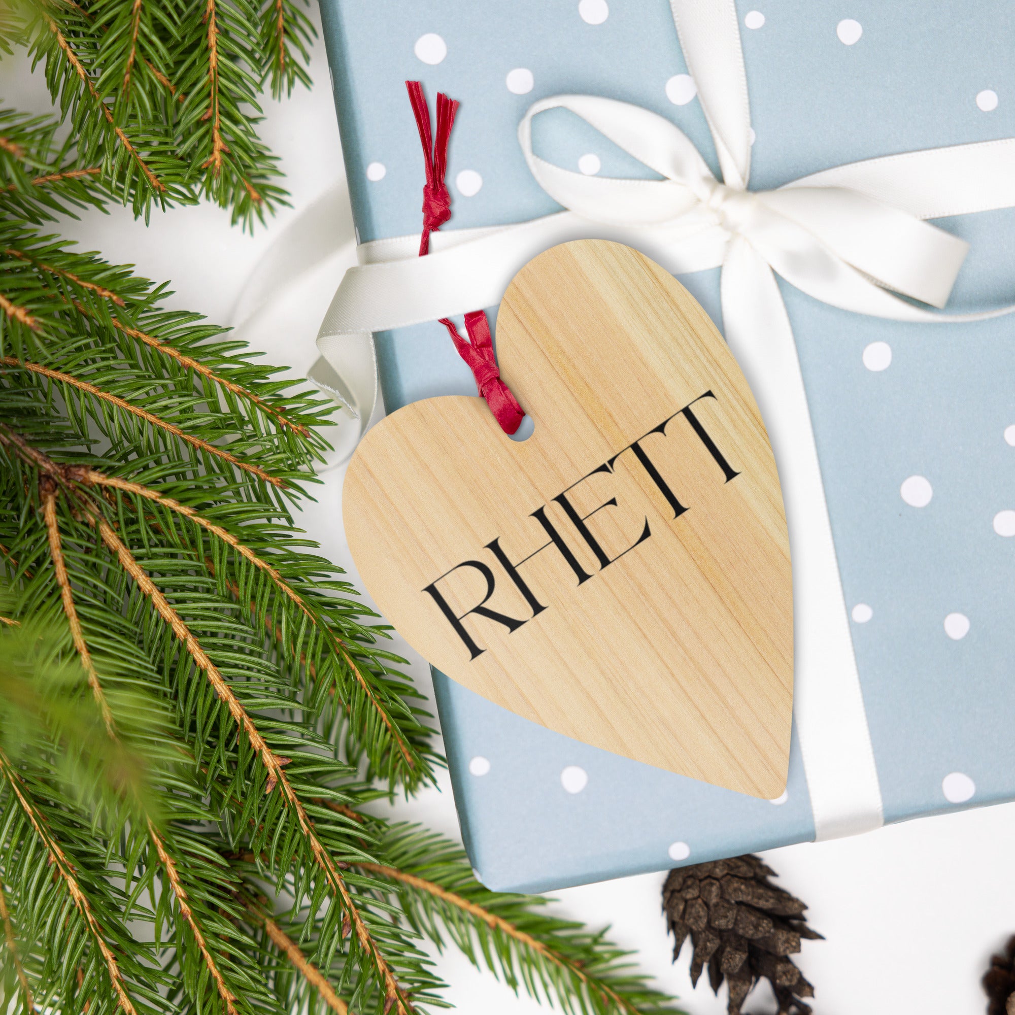 Rhett Wooden Ornament